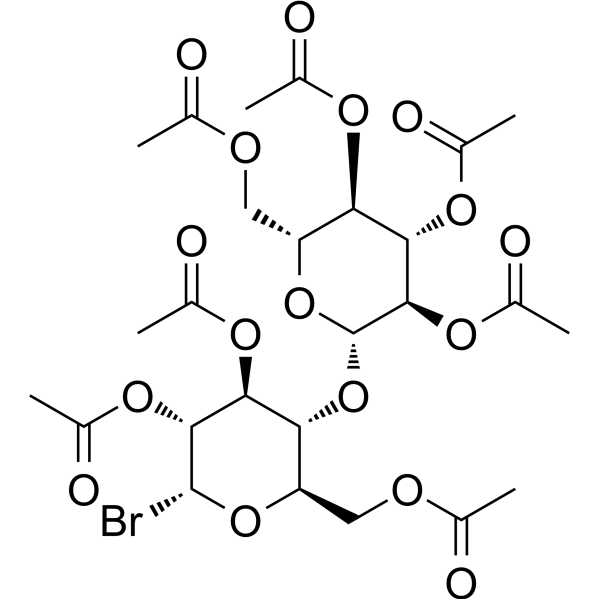 Acetobromocellobiose (alpha-D-Cellobiosyl bromide heptaacetate) 14227-66-8